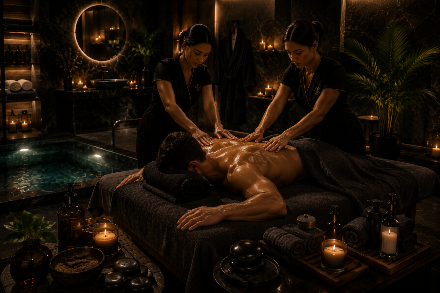 Премиум SPA-ритуал — парение пилинг королевский массаж